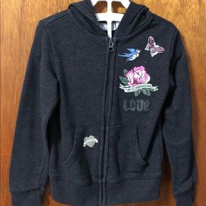 The Children’s Place Toddler Girl Animal’s Zip up Hoodie. Size xs-4 toddler girl
